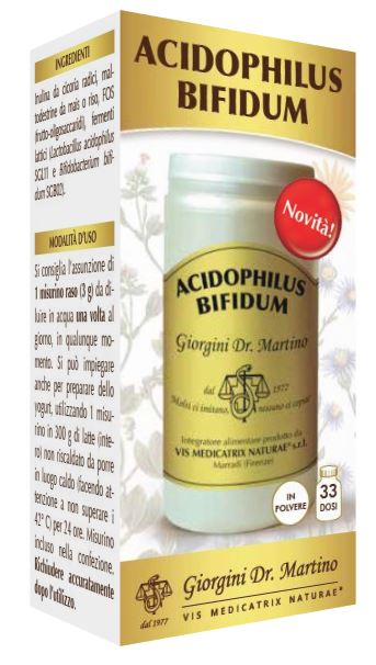 Acidophilus bifidum polvere 100 g
