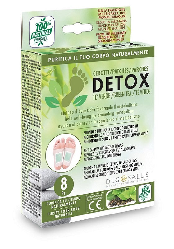 Cerotti detox piedi te' verde 8 pezzi
