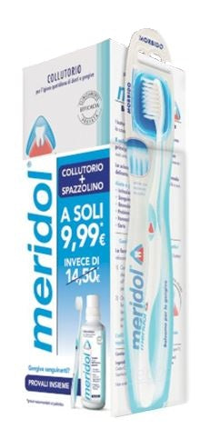 Special pack meridol collutorio 400 ml + spazzolino morbido
