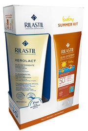 Rilastil sun system photo protection terapy spf 50+ baby latte vellutante 200 ml + rilastil xerolact olio 200 ml