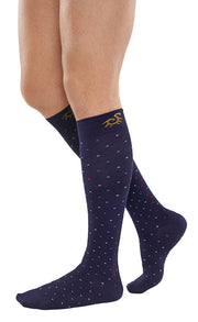Socks for you bamboo pois gambaletto blu navy m