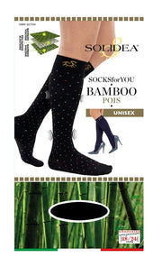 Socks for you bamboo pois gambaletto nero xl