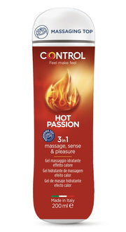 Control hot passion massage gel 3 in 1