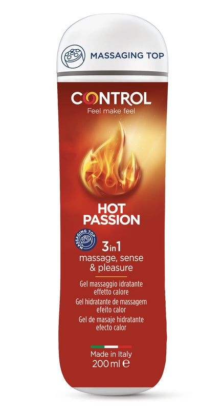 Control hot passion massage gel 3 in 1