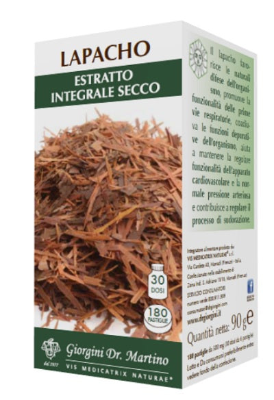 Lapacho estratto integrale secco 90 g 180 pastiglie