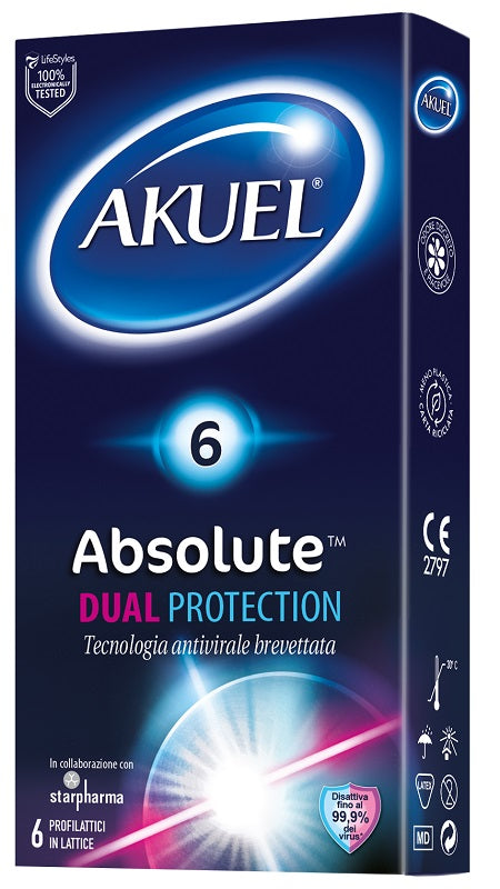 Akuel absolute dual protection 6 pezzi