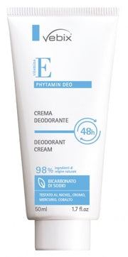Vebix phytamin e deo performance crema deo 48h-50ml bicarbonato di sodio