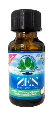 Zen mint spirit oil distillato naturale di menta selvatica giapponese mentha arvensis 10 ml