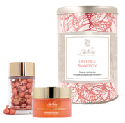 Defence skinergy kit natale 2021 60 ampolle monodose 24 ml + crema riattivatrice 50 ml