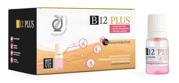 Fitopreparatori italiani b12 plus 15 fiale da 10 ml