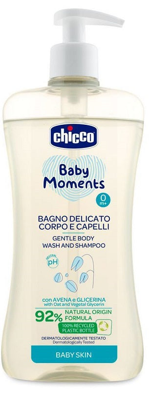 Chicco baby moments bagno corpo cap 500 ml