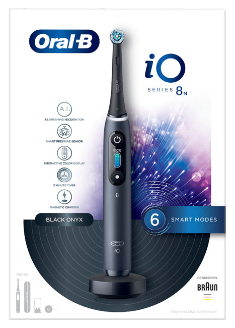 Oral-b io8 n black spazzolino elettrico