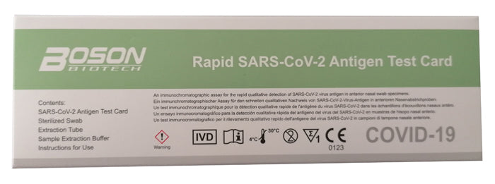 Test antigenico rapido covid-19 autodiagnostico determinazione qualitativa antigeni sars-cov-2 in tamponi nasali mediante immunocromatografia
