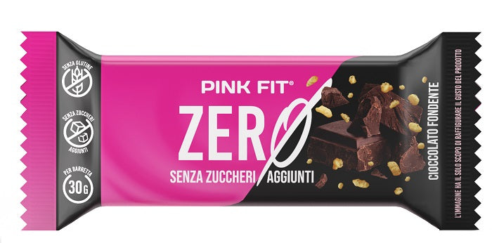 Pink fit bar zero cioccolato fondente 30 g