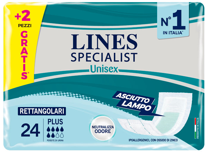 Lines specialist rettangolare 22+2 pezzi