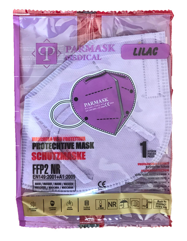 Mascherina ffp2 ps2001 lilla 1 pezzo