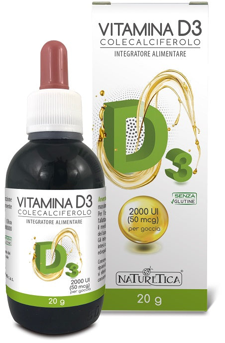 Vitamina d3 gocce 2000 ui 50 mcg a goccia