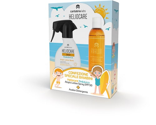 Heliocare 360 pediatrics atopic lotion 250 ml + avalon detergente fluido 250 ml