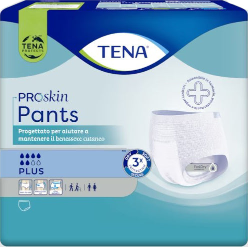 Pannolone per incontinenza tena pants plus small 14 pezzi