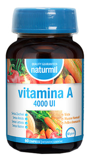 Naturmil vitamina a 4000 ui 60 compresse