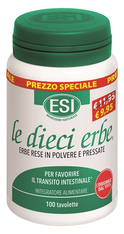 Esi le dieci erbe 100 tavolette taglio prezzo