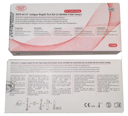 Kit per test rapido antigene diagreat 2019-ncov saggio con oro colloidale autodiagnostico 1 pezzo
