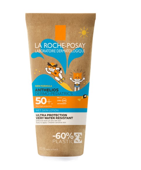 Anthelios gel pelle bagnata bambino 50+ 200 ml paperpack