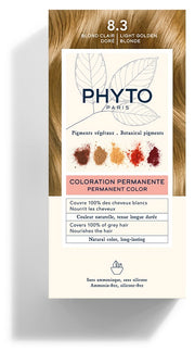 Color kit 8,3 biondo chiaro dorato 1 latte 50 ml + 1 crema 50 ml + 1 maschera 12 ml