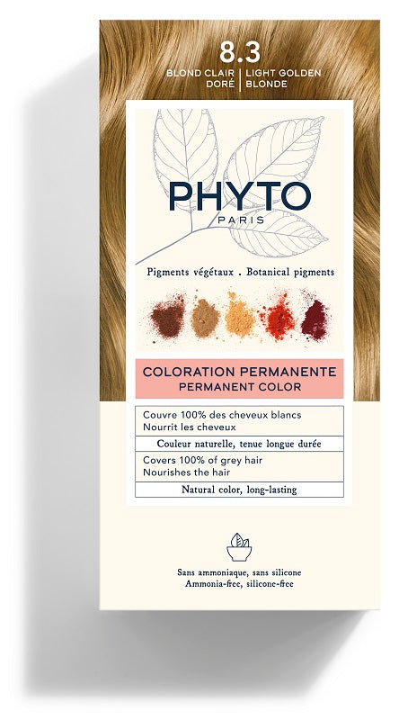 Color kit 8,3 biondo chiaro dorato 1 latte 50 ml + 1 crema 50 ml + 1 maschera 12 ml