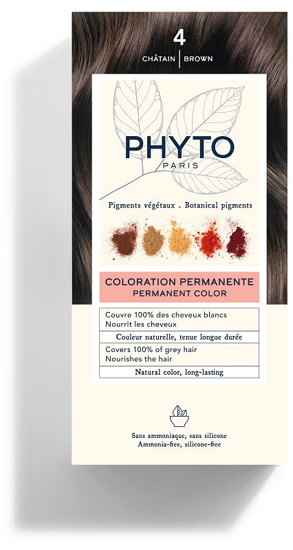 Color kit 4 castano 1 latte 50 ml + 1 crema 50 ml + 1 maschera 12 ml