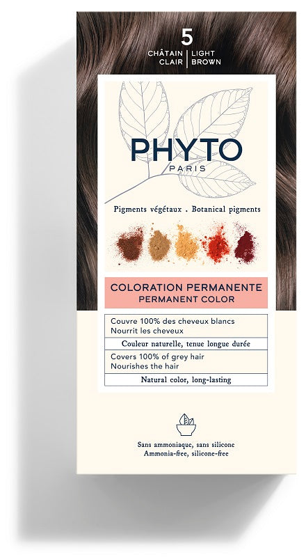 Color kit 5 castano chiaro 1 latte 50 ml + 1 crema 50 ml + 1 maschera 12 ml