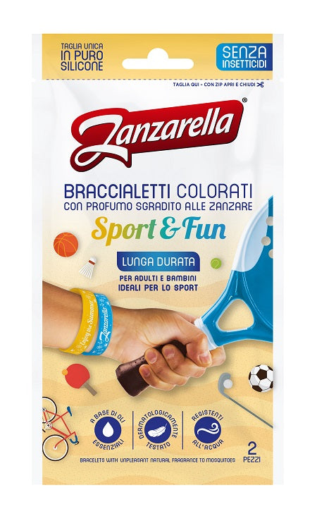 Zanzarella braccialetti sport&fun 2 pezzi