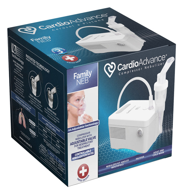 Aerosol a pistone cardioadvance family neb