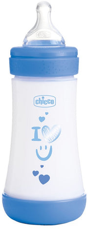 Chicco biberon p5 240ml med silicone boy