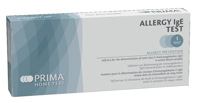 Test autodiagnostico prima allergy ige rilevazione anticorpi ige nel sangue