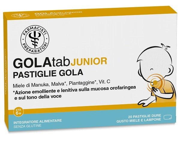 Lfp golatab junior 20 pastiglie dure da 2,5 g