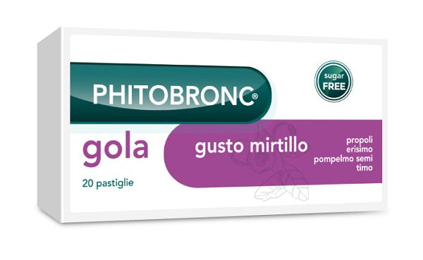 Phito bronc gola mirtillo 20 pastiglie