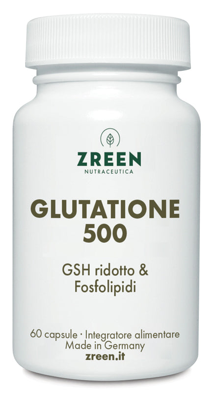 Zreen glutatione 500 60 capsule