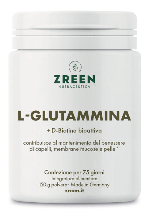 Zreen l-glutammina polvere 150 g