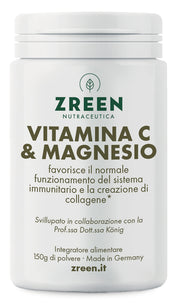 Zreen vitamina c & magnesio polvere 150 g