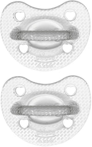 Chicco gommotto silicone crystal 16-36 mesi 2 pezzi