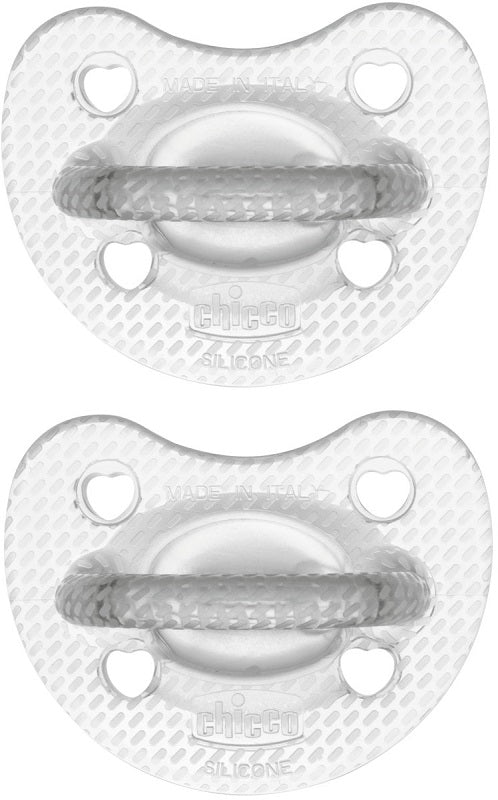 Chicco gommotto silicone crystal 16-36 mesi 2 pezzi
