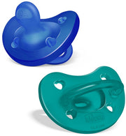 Chicco gommotto silicone azzurro 6-16 mesi 2 pezzi