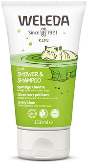 2 in 1 kids shower & shampoo lively lime 150 ml
