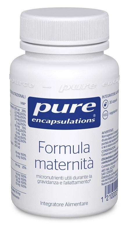 Pure encapsulations formula maternita' 30 capsule