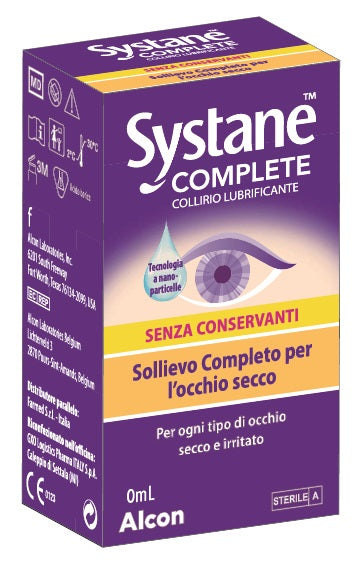 Collirio lubrificante systane complete senza conservanti 10 ml